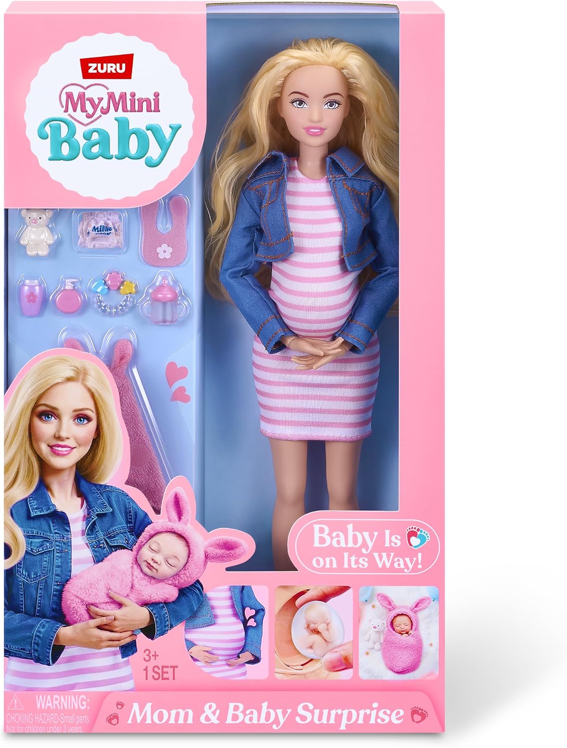 Brittany Pregnant Mom & Baby Surprise Doll Set
