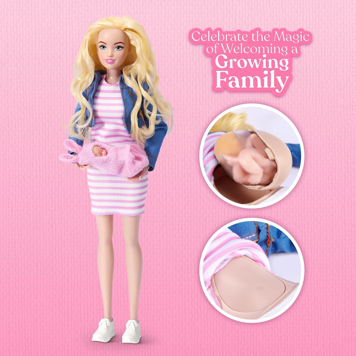 Brittany Pregnant Mom & Baby Surprise Doll Set
