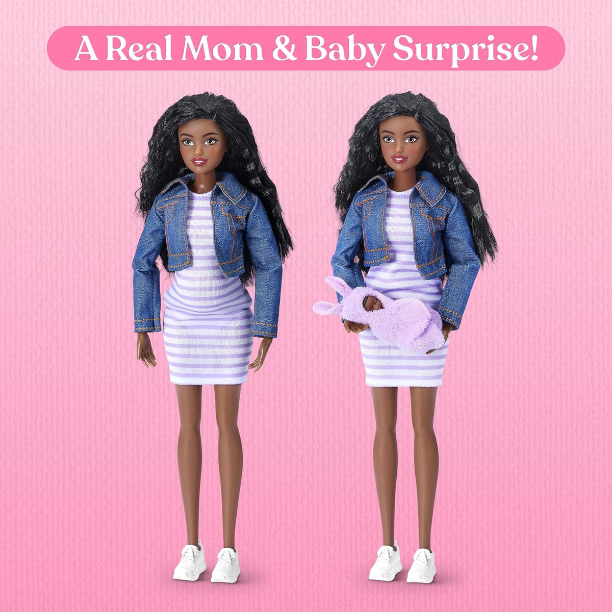 Layla Pregnant Mom & Baby Surprise Doll Set