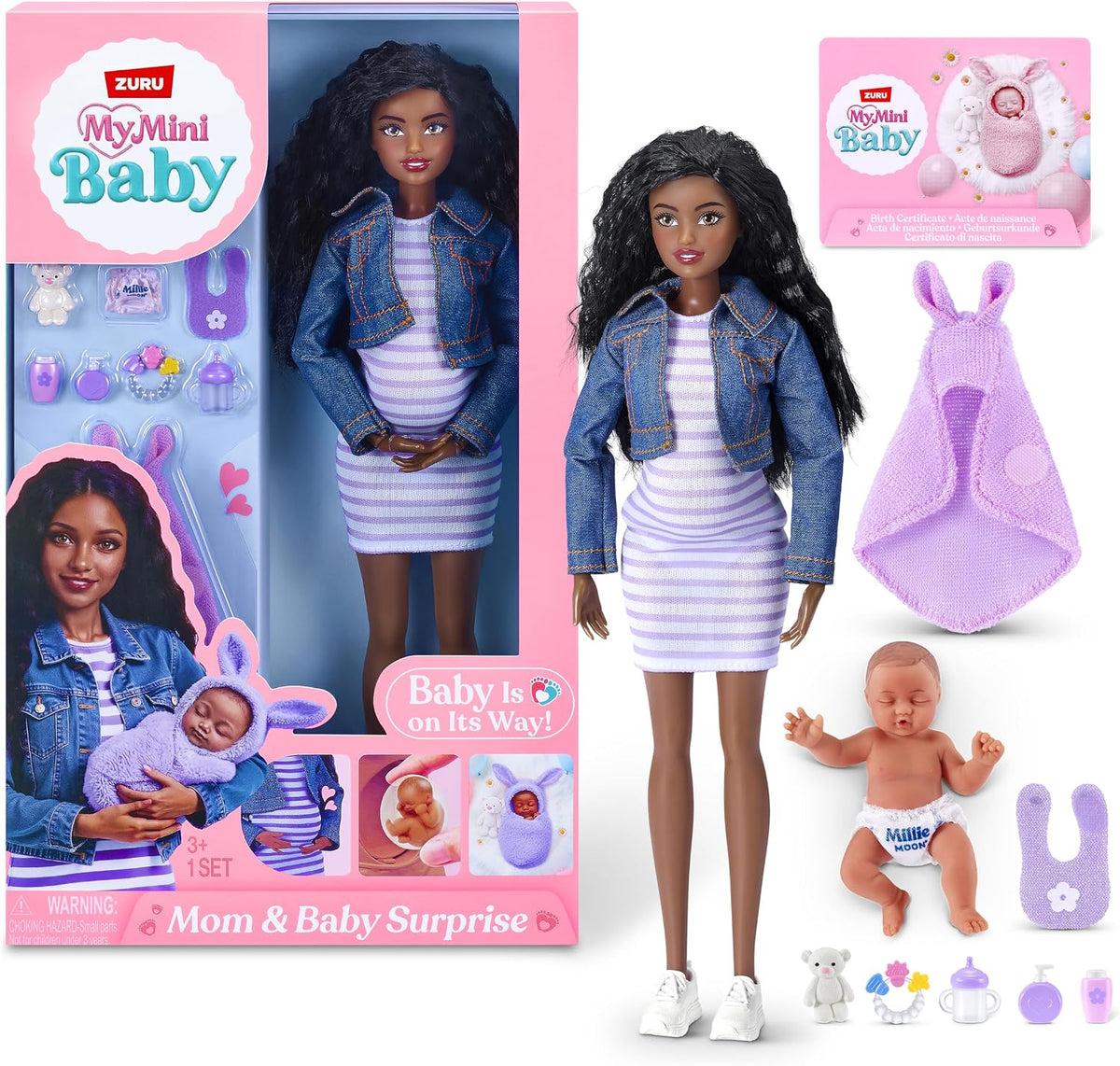 Layla Pregnant Mom & Baby Surprise Doll Set