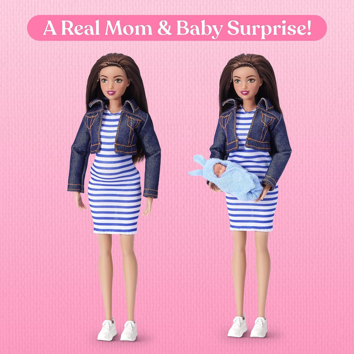 Maria Pregnant Mom & Baby Surprise Doll Set